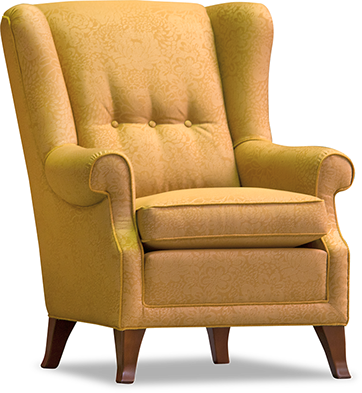 Fauteuil na herstoffering door Herstofferen Limburg